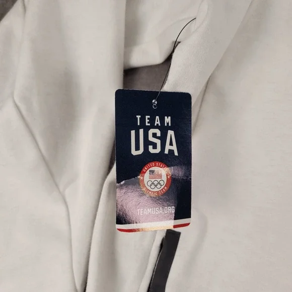 Nike Tech Pack Olympic Team USA Hoodie Pullover Jacket White Womens XL New Flaws - Picture 12 of 16